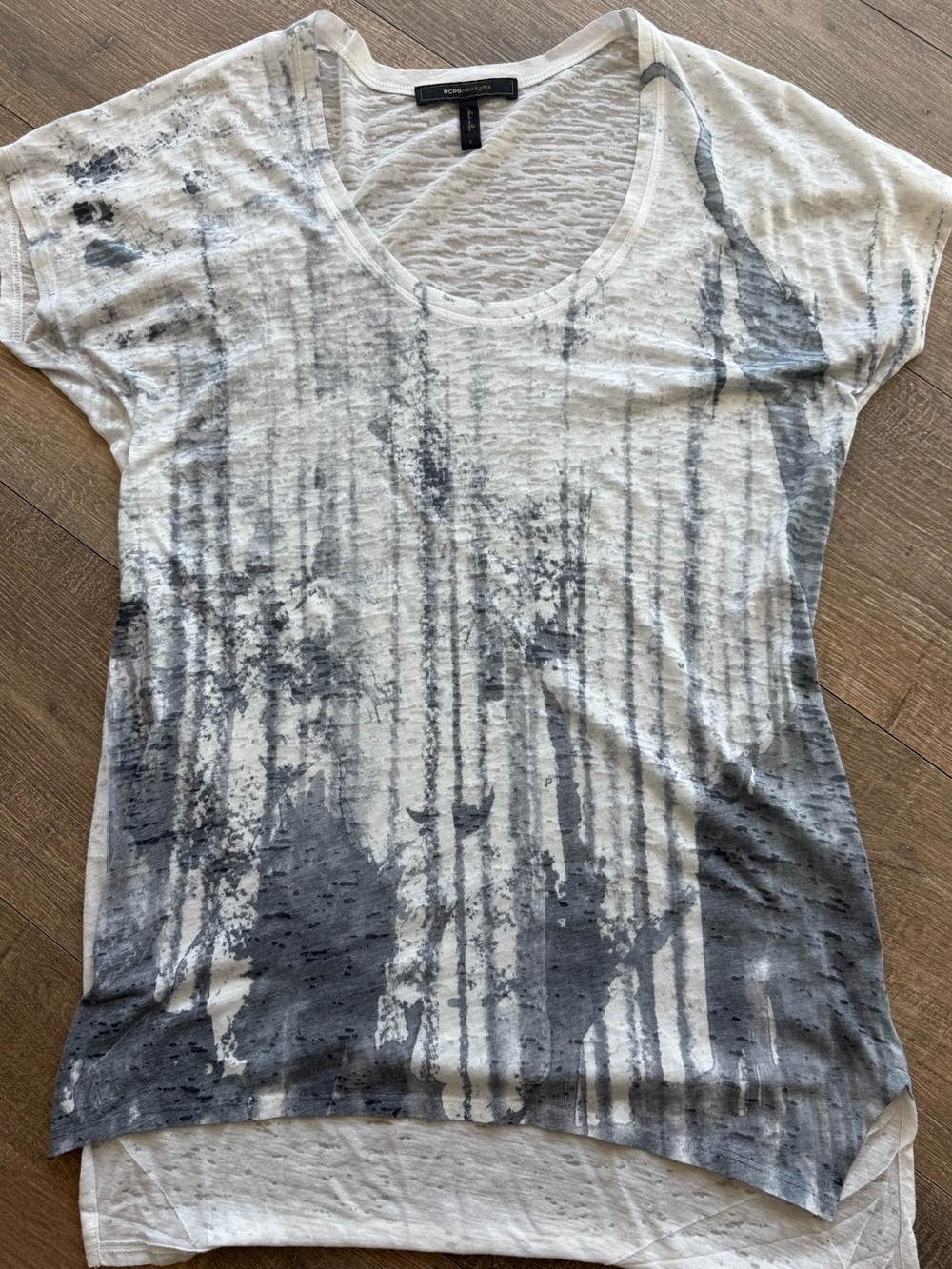 BCBG burnout style T-shirt